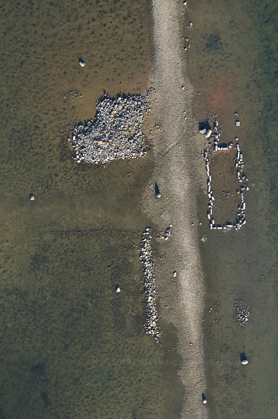 Farran's Point Street | N 48.58.45 W 74.59.38 | Farran’s Point, Ontario, Canada  (full captions for all photos in Village Gallery (Aerial Photos)